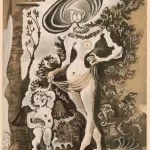 Venus et l'amour voleur de miel' (d'après Cranach l'Ancien) (Venus und weinender Amor)_81210_346-1