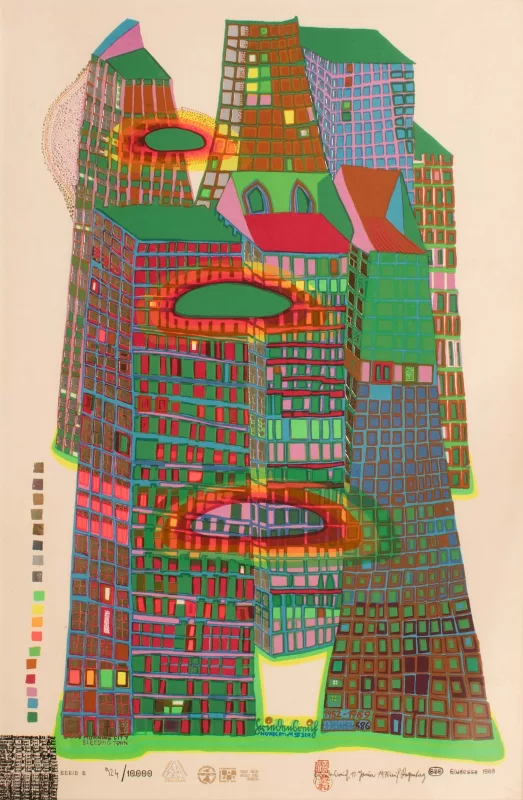 Friedensreich Hundertwasser (1928 Wien - 2000 Brisbane) (F)