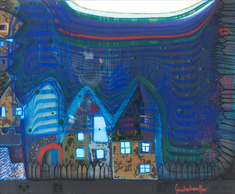 Friedensreich Hundertwasser (1928 Wien - 2000 Brisbane) (F)