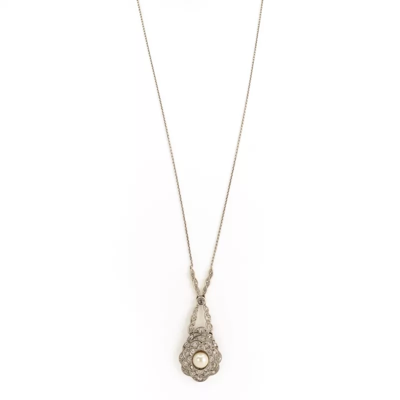 Art déco Diamantcollier