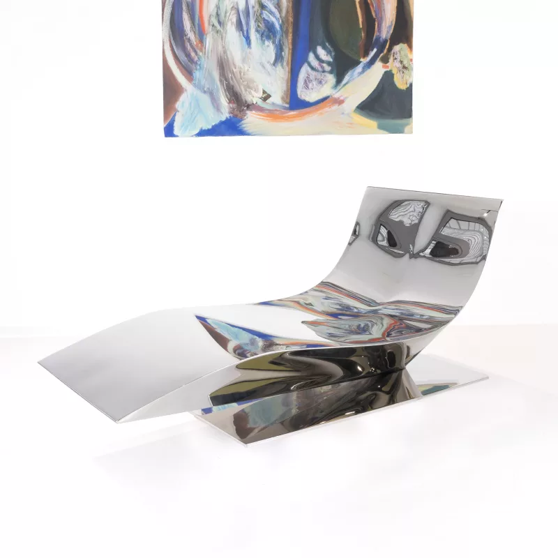 'Lofty' Chaise Lounge, Entwurf von Piergiorgio Cazzaniga