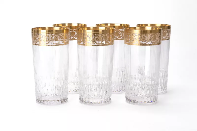 St. Louis Set Highballgläser 'Thistle Gold'