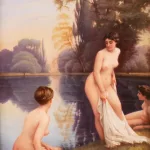 Porzellanbild 'Le Soir' nach Albert Aublet_84071_38-1