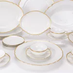 KPM Tee- & Speiseservice 'Englisch glatt mit Goldrand'_84071_41-6