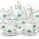 Herend Kaffee- und Teeservice 'Apponyi grün'_84071_44-2