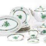 Herend Kaffee- und Teeservice 'Apponyi grün'_84071_44-4