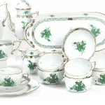 Herend Kaffee- und Teeservice 'Apponyi grün'_84071_44-5