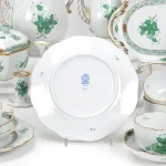Herend Kaffee- und Teeservice 'Apponyi grün'_84071_44-6