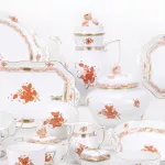 Herend Tee- und Kaffeeservice 'Apponyi orange'_84071_49-3