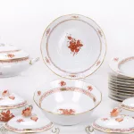 Herend Tee- und Kaffeeservice 'Apponyi orange'_84071_49-9