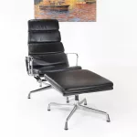 Eames Soft Pad Chair 'EA 222' & Ottomane 'EA 223', Entwurf von Charles & Ray Eames_84071_82-1