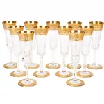 St. Louis Set Champagnerflöten 'Thistle Gold'_84075_147-1