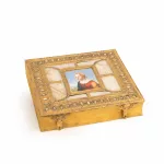 Buchkasette mit Porzellanmalerei und Perlmutteinlagen_84075_166-1