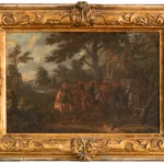 Zwei Waldlandschaften mit berittenen Orientalen_84075_189-2