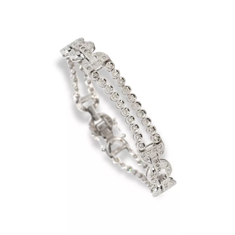Diamantarmband im Art déco Stil