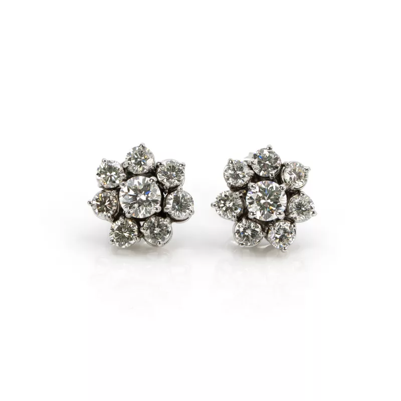 Paar Diamant-Ohrstecker