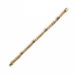 Panzerarmband mit Saphircabochons_84080_43-3