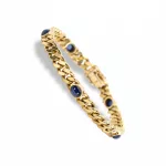 Panzerarmband mit Saphircabochons_84080_45-1