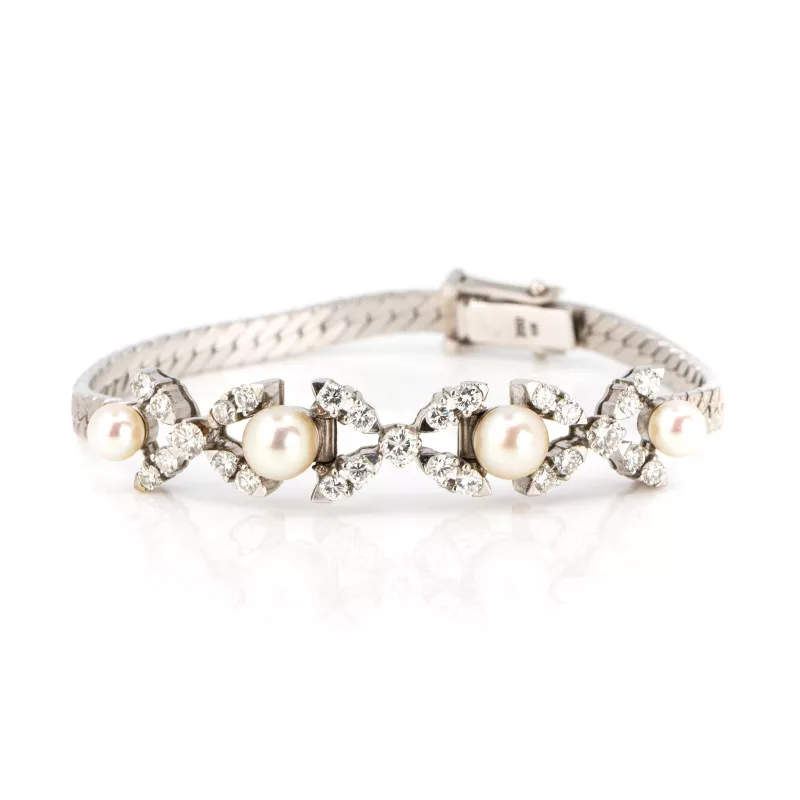 Perl-Diamant-Armband