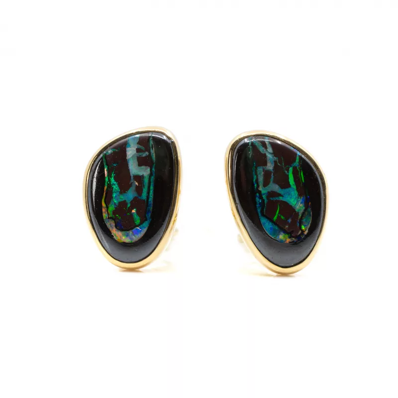 Paar Opal-Ohrstecker