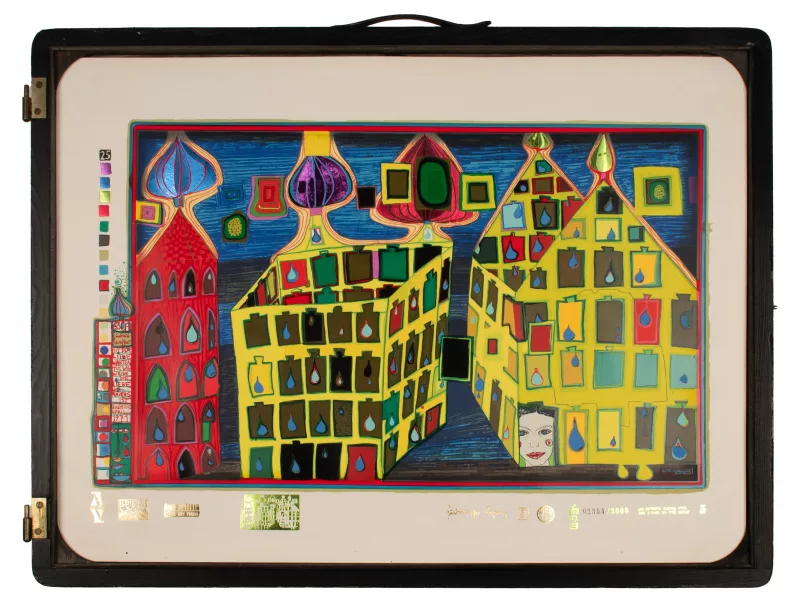 Friedensreich Hundertwasser (1928 Wien - 2000 Brisbane) (F)