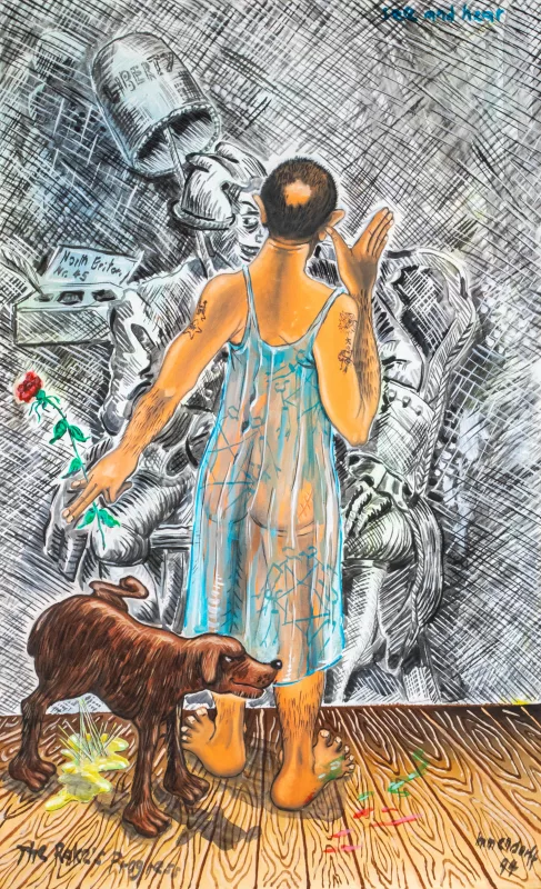 Jörg Immendorff (1945 Bleckede/Elbe - 2007 Düsseldorf) (F)