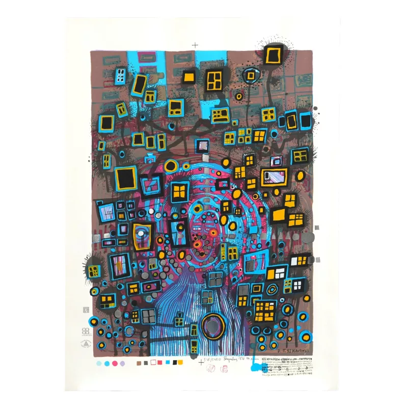 Friedensreich Hundertwasser (1928 Wien - 2000 Queensland) (F)