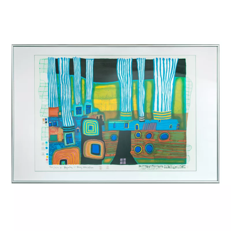 Friedensreich Hundertwasser (1928 Wien - 2000 Brisbane) (F)