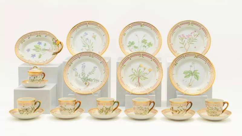 Royal Copenhagen Kaffeeservice Flora Danica