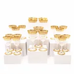 Saint Louis Gläserset Thistle Gold_Saint Louis Gläserset Thistle Gold_96390_112-1