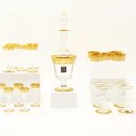 Saint Louis Karaffe und Gläserservice Thistle Gold_Saint Louis Karaffe und Gläserservice Thistle Gold_96390_113-1