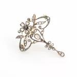 Jugendstilbrosche ca. 1,6 ct_Jugendstilbrosche ca. 1,6 ct_96391_16-2