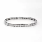 Rivière Armband mit Brillantbesatz ca. 4,6 ct_Rivière Armband mit Brillantbesatz ca. 4,6 ct_96391_28-2