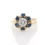 Saphir-Diamantring ca. 1 ct_Saphir-Diamantring ca. 1 ct_96391_43-1