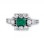 Smaragdring mit Brillantbesatz_Smaragdring mit Brillantbesatz_96391_58-1