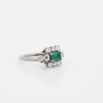 Smaragdring mit Brillantbesatz_Smaragdring mit Brillantbesatz_96391_58-4