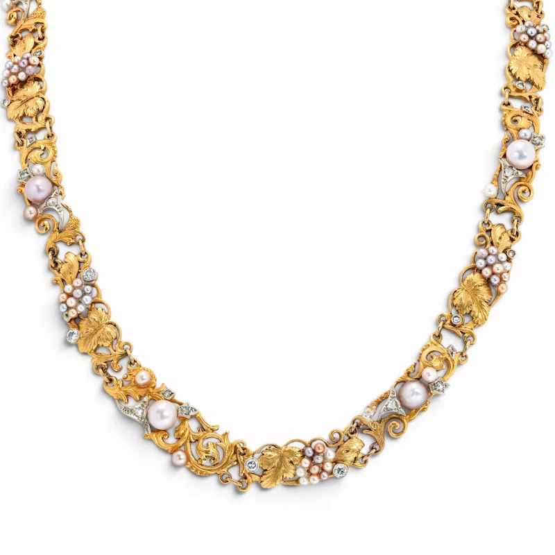 Perl-Diamantcollier