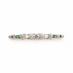 Brosche mit Smaragd und Brillantbesatz_Brosche mit Smaragd und Brillantbesatz_96391_9-1